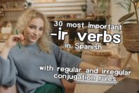 The 30 most important -ir verbs in Spanish, with regular and irregular conjugation rules