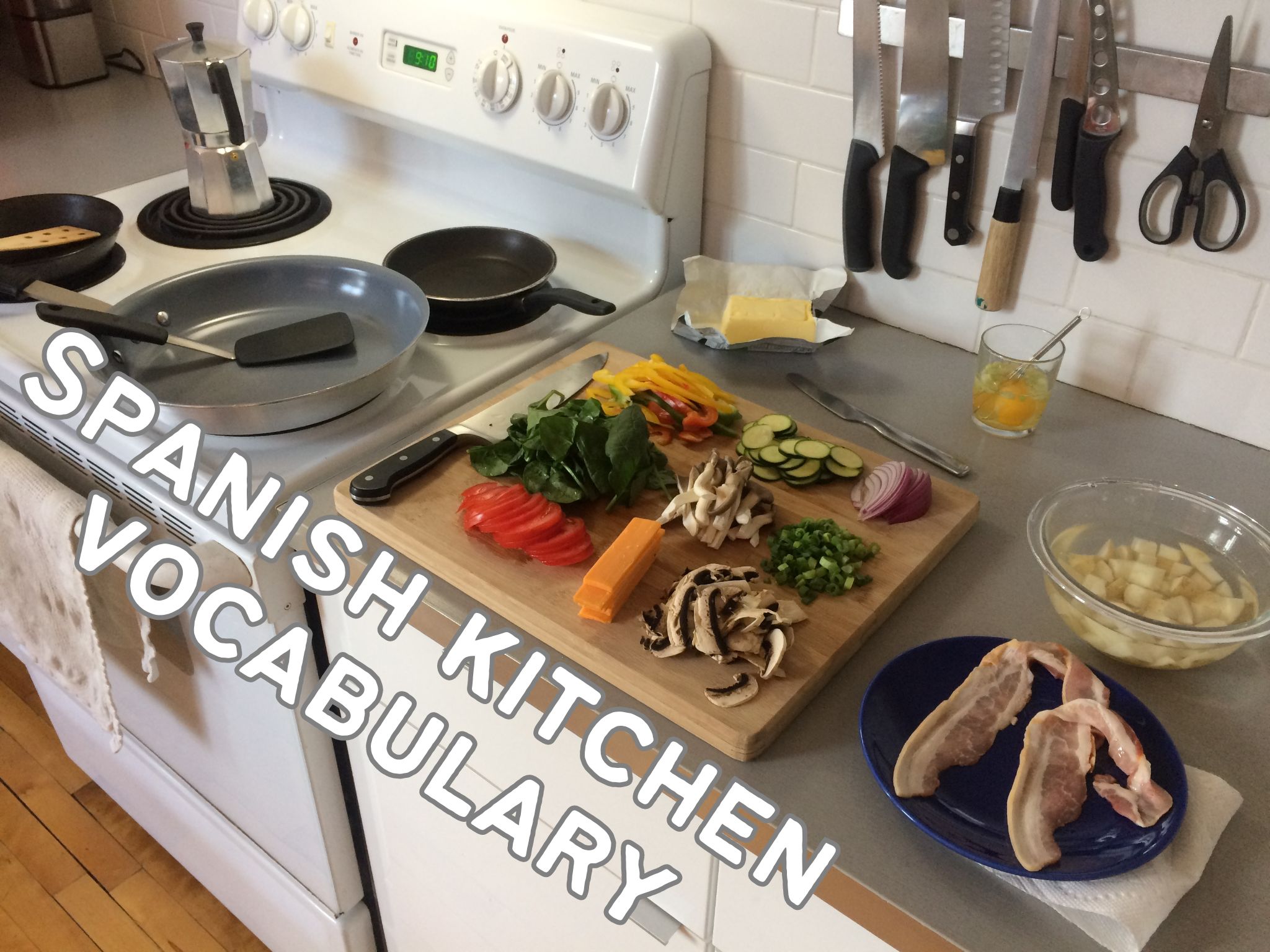 Spanish kitchen vocabulary