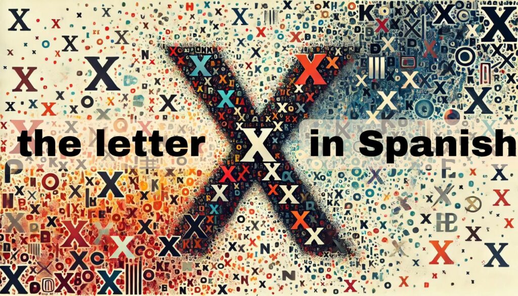 The letter X in Spanish