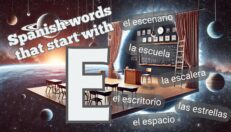 El Escenario en el Espacio: Spanish words that start with E